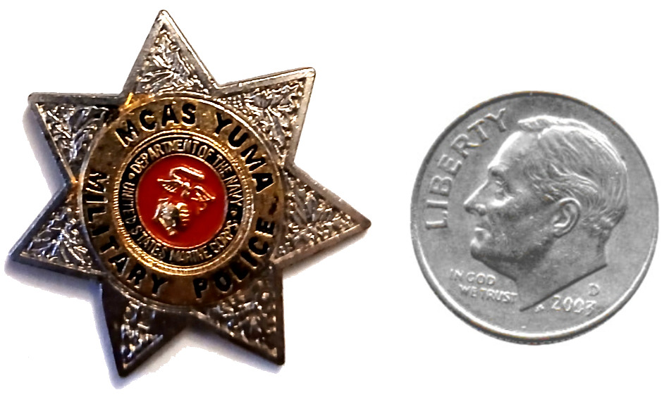 Military Pin USMC Pin US Marine Corps Pin Rare MCAS Yuma Star Hat Lapel Pin