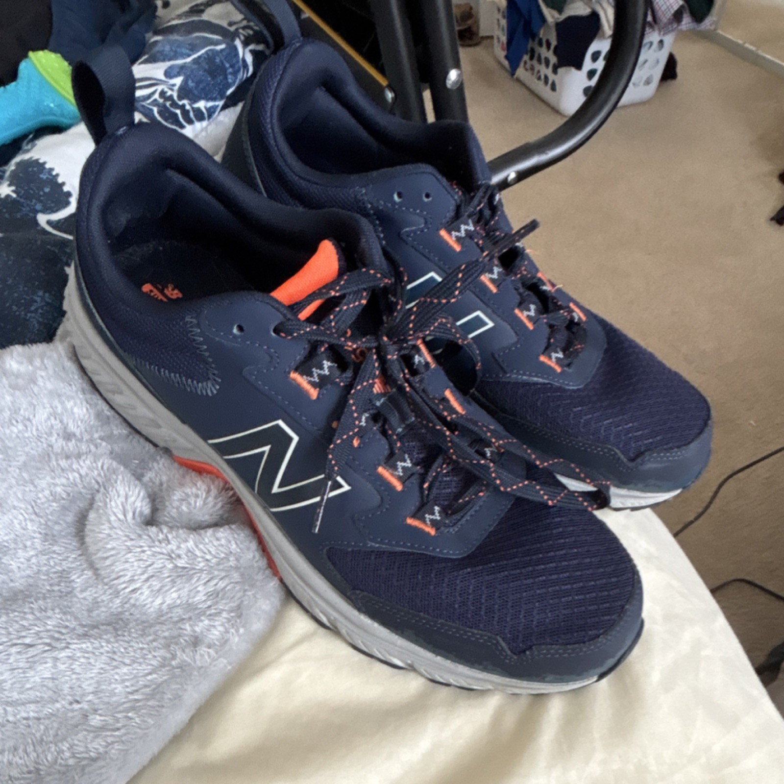 New Balance 510CN5 Men's Navy Orange Athletic Sneaker Cushioned Size 10 D
