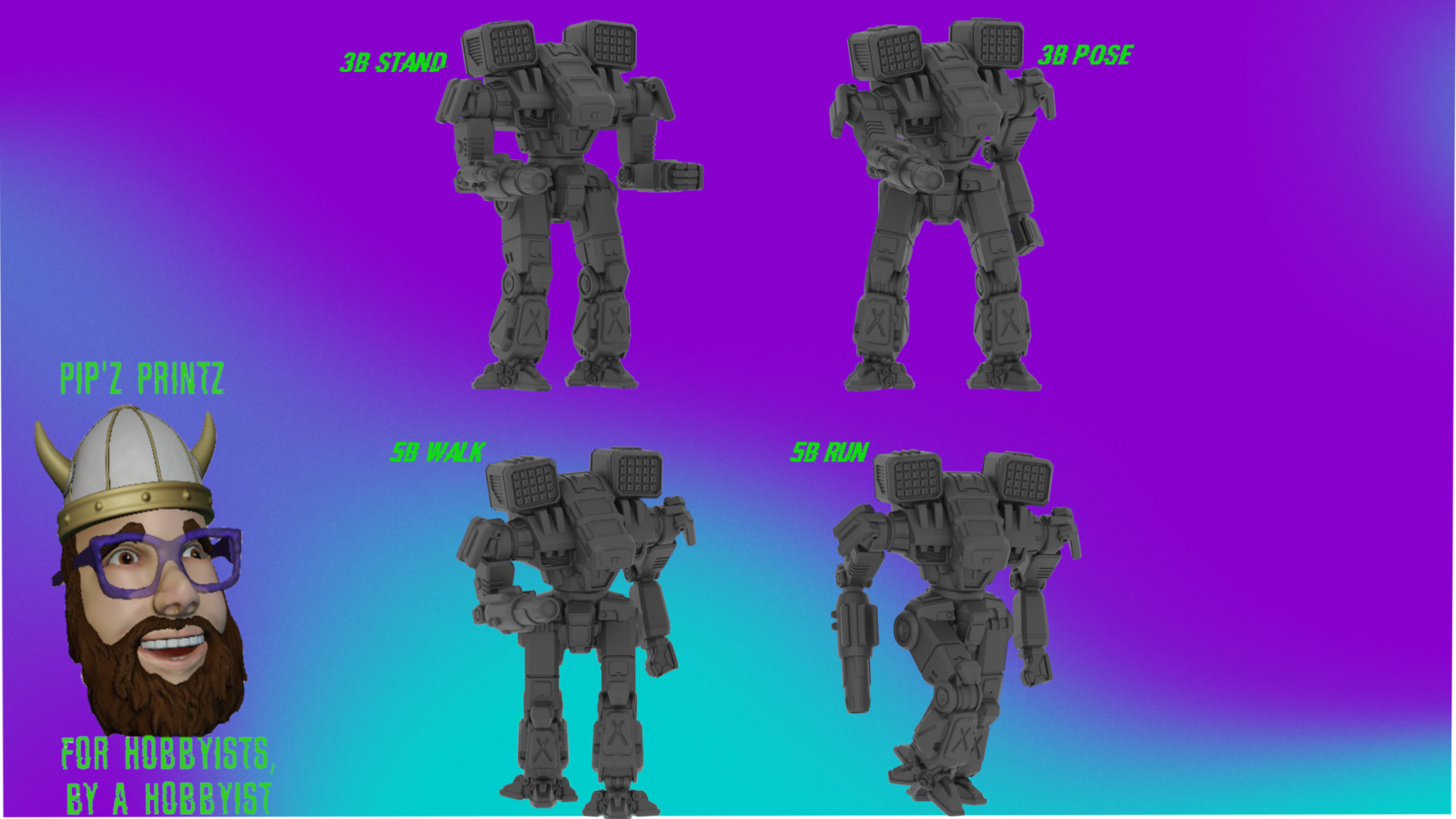 Shen Yi Alternate Mech Model For Battletech 6mm-10mm-15mm RLWS