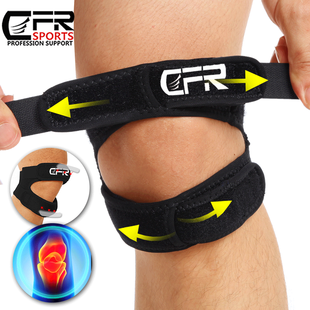 Knee Pain Relief & Patella Stabilizer Knee Strap Brace Support Arthritis Joint