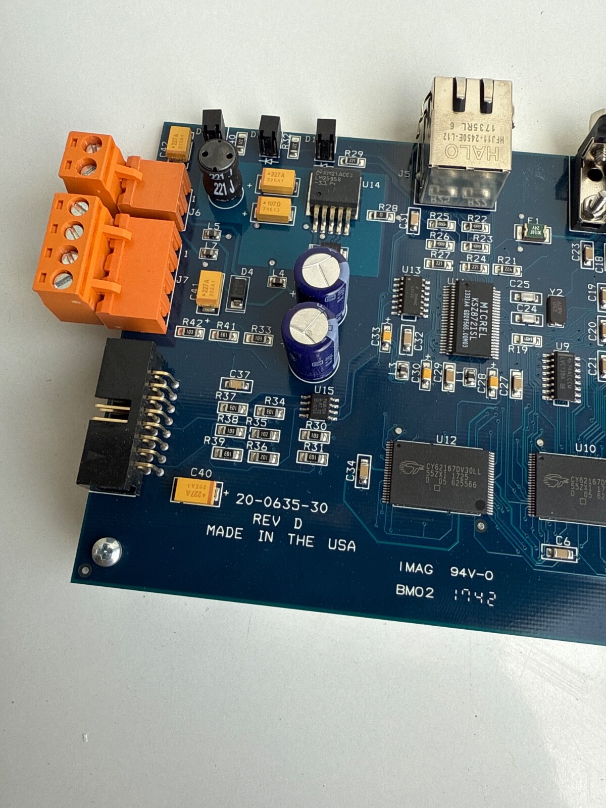 Galaxy Access Control 20-0635-30 635 CPU Central Processing Unit Circuit Board