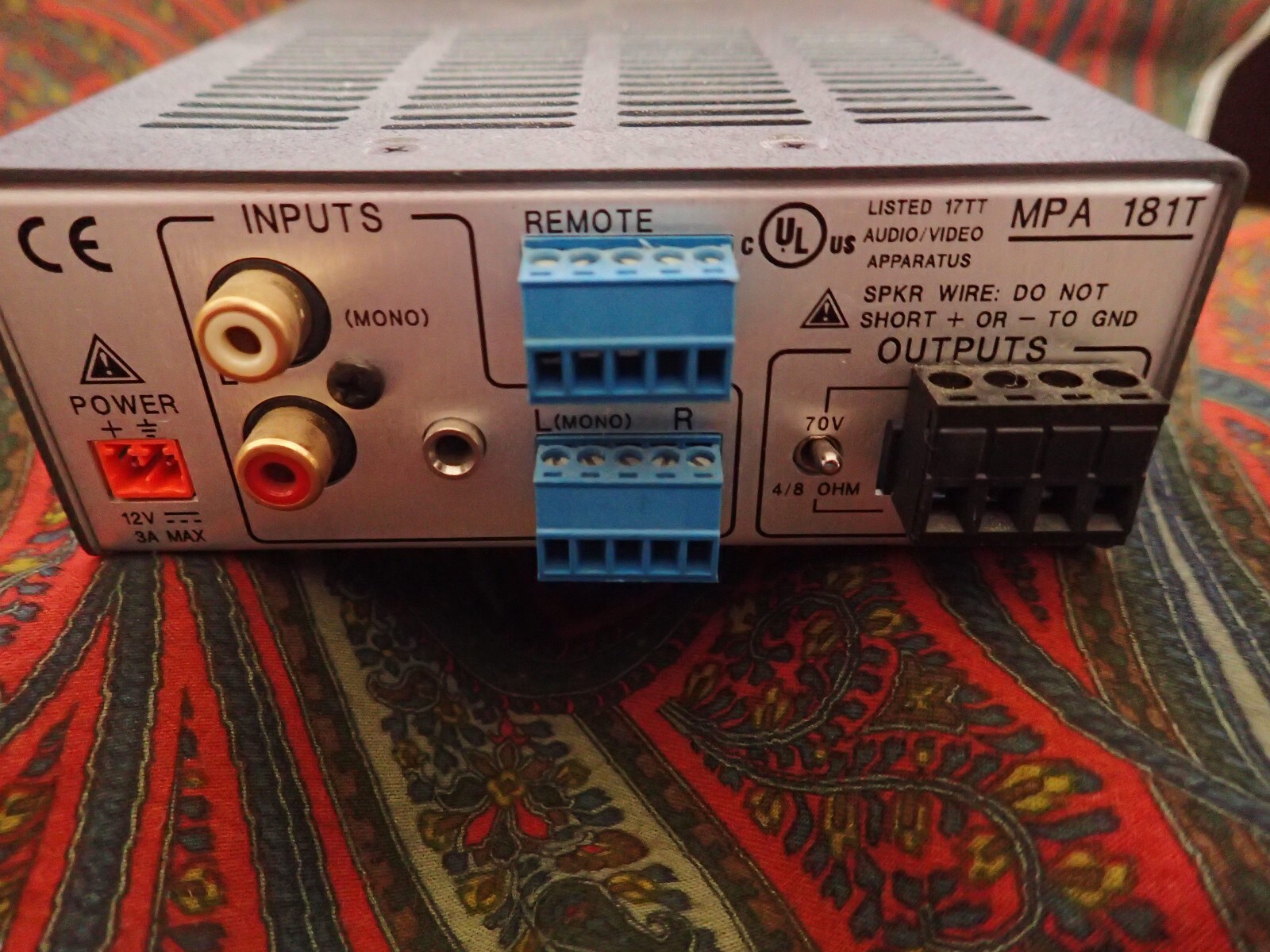 Extron - MPA 181T - Power Mini Amplifier - VersaTools
