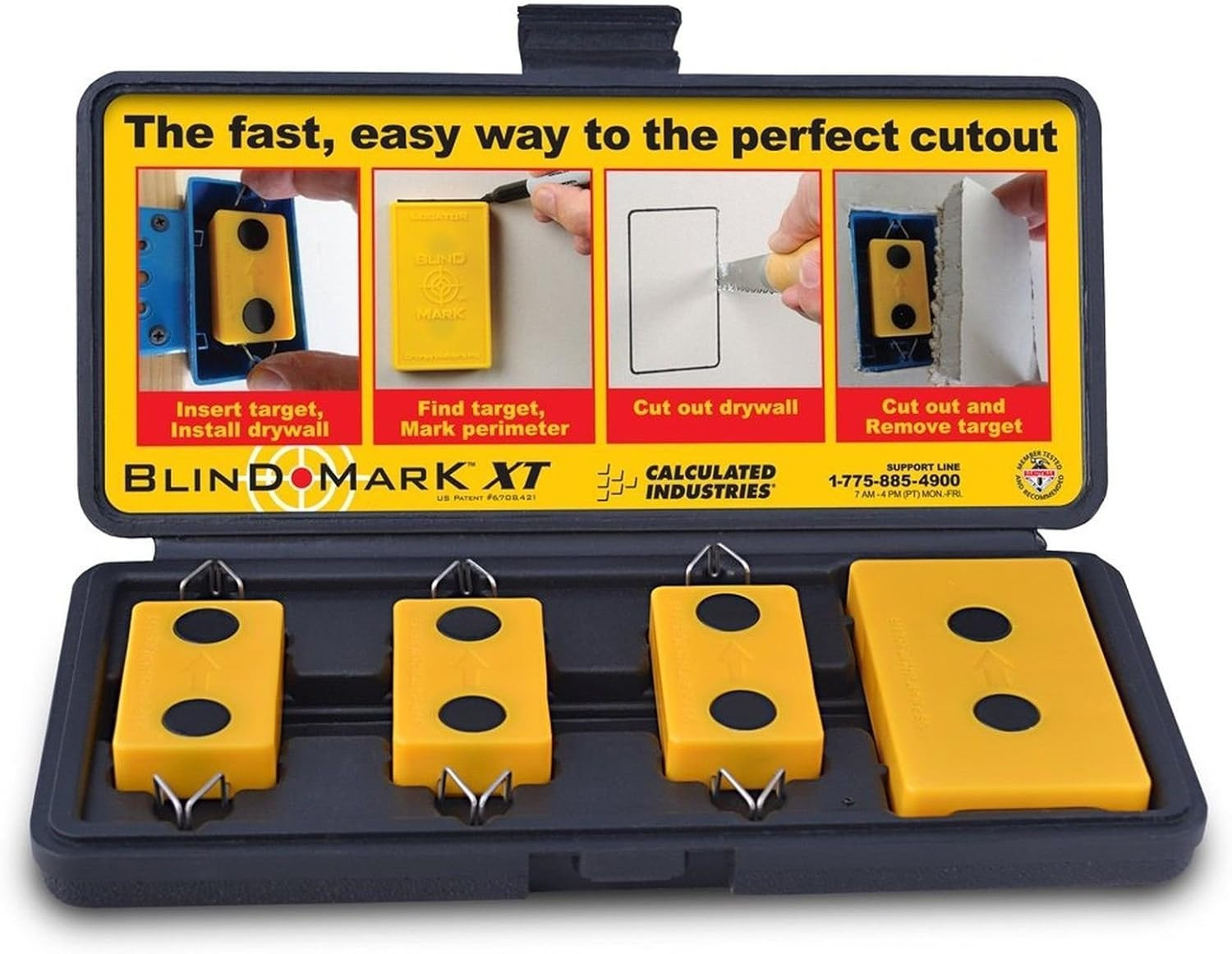 Calculated Industries 8105 Blind Mark Drywall Electrical Box Locator Tool – Powe