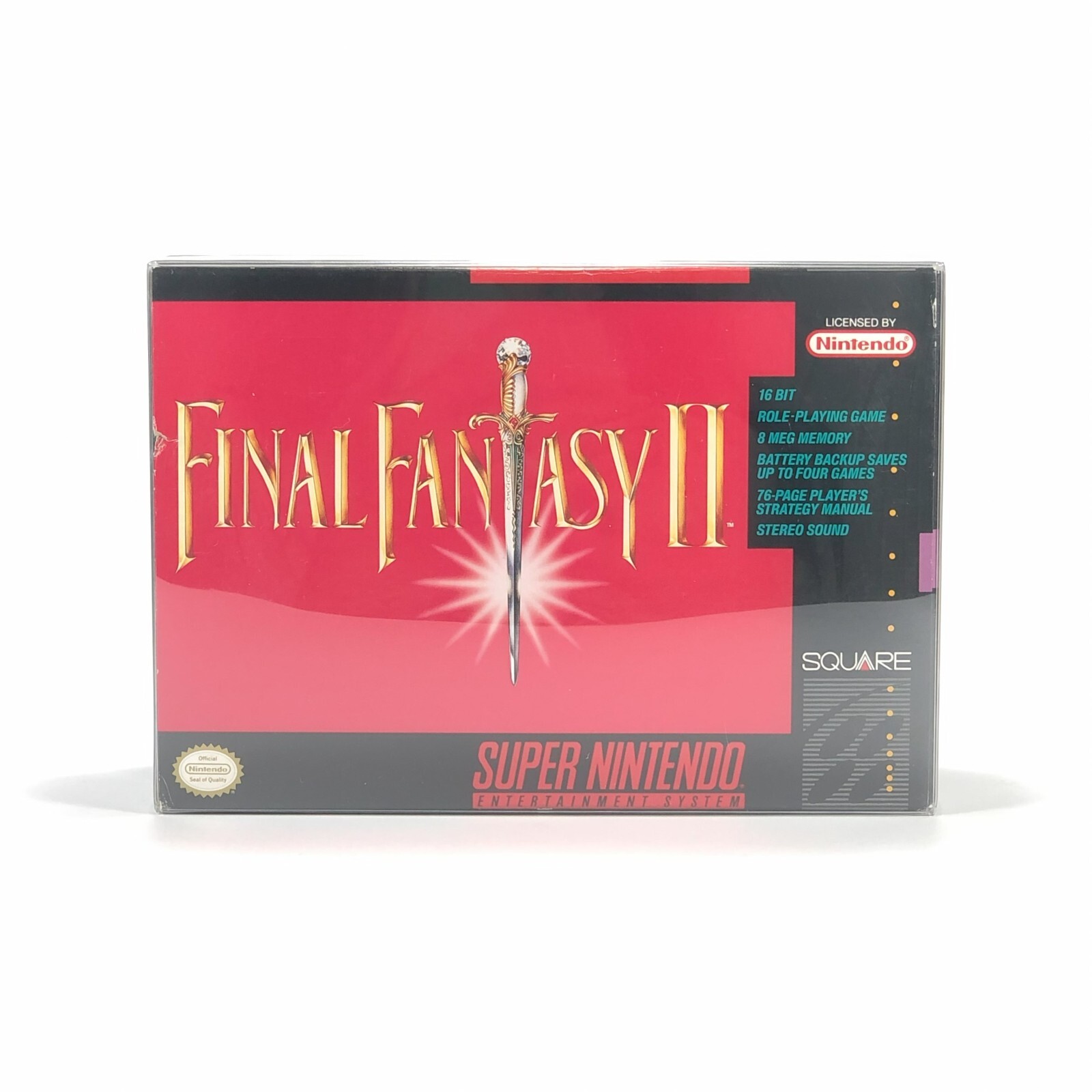 10 SNES Clear Plastic Box Protector Sleeve Case for Complete CIB Games