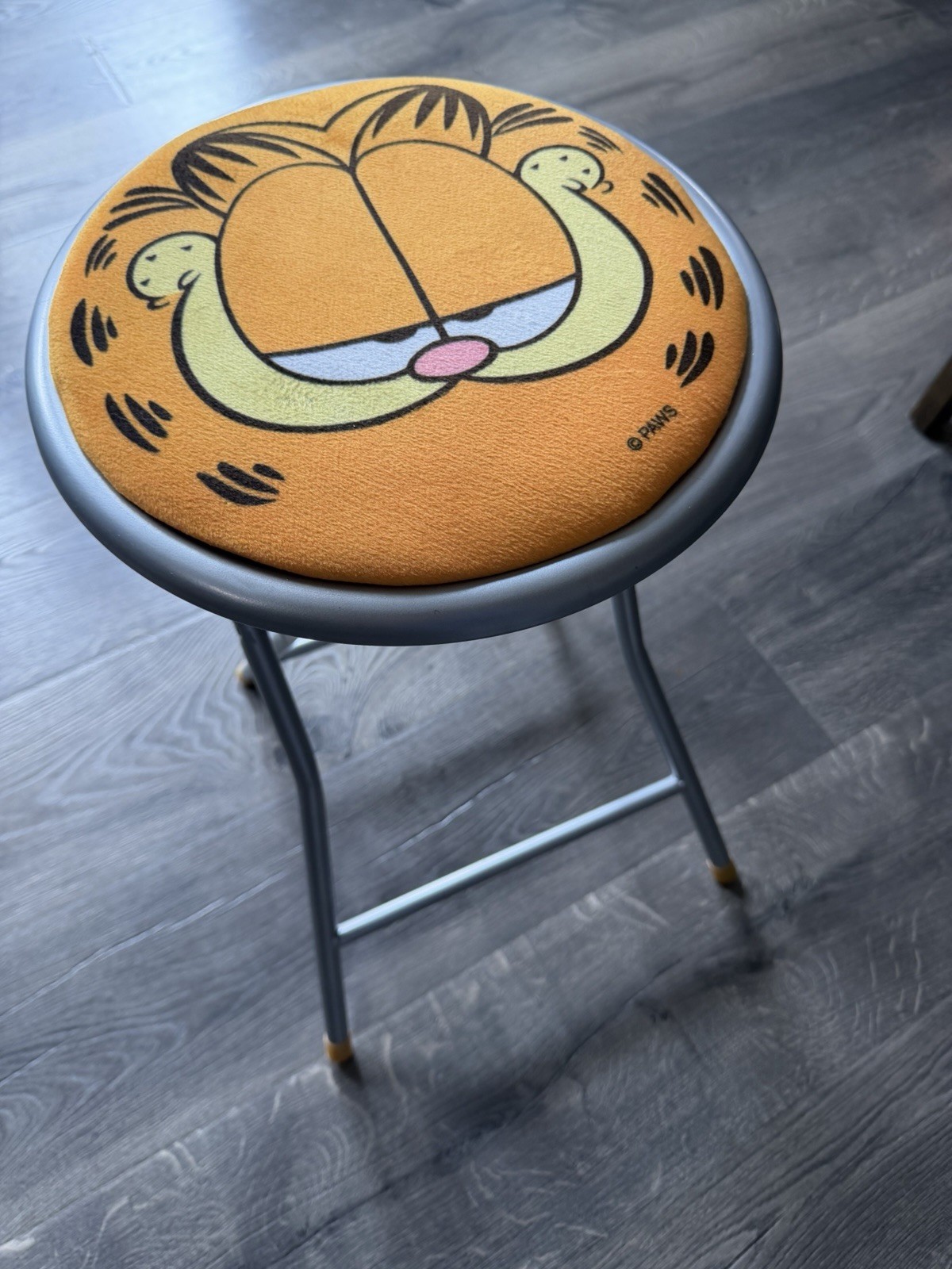 Vintage Garfield Folding Stool. Perfect Condition