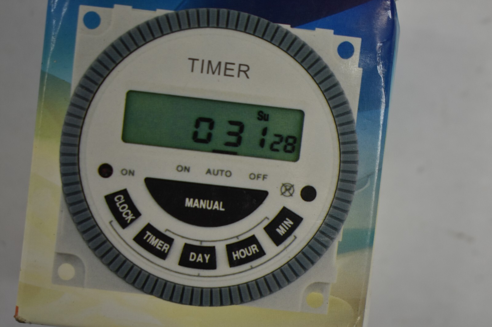Multipurpose Programmable Digital Timer Module Rounded Controller LED On/Off