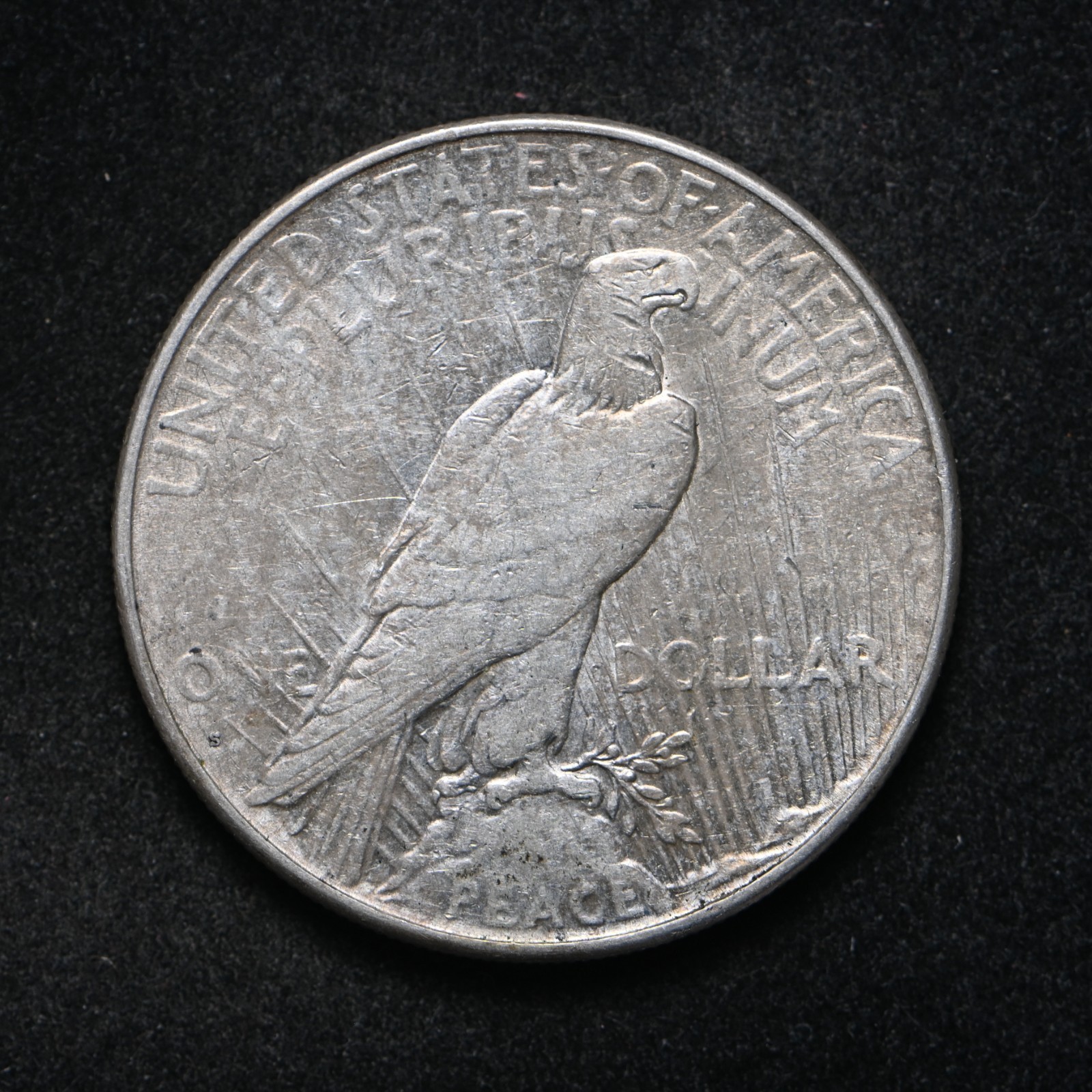 1927-S Peace Silver Dollar XF++ (cn16748)