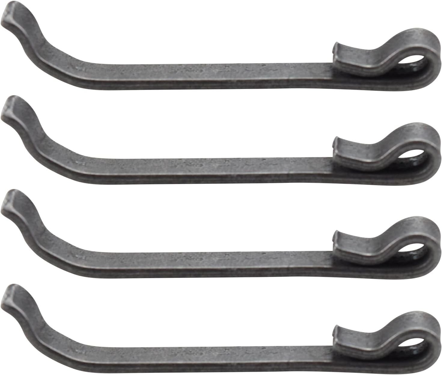 4 Pcs Tool Box Drawer Slide Retaining Keeper Clips for Napa Mac 4 PCS, Silver