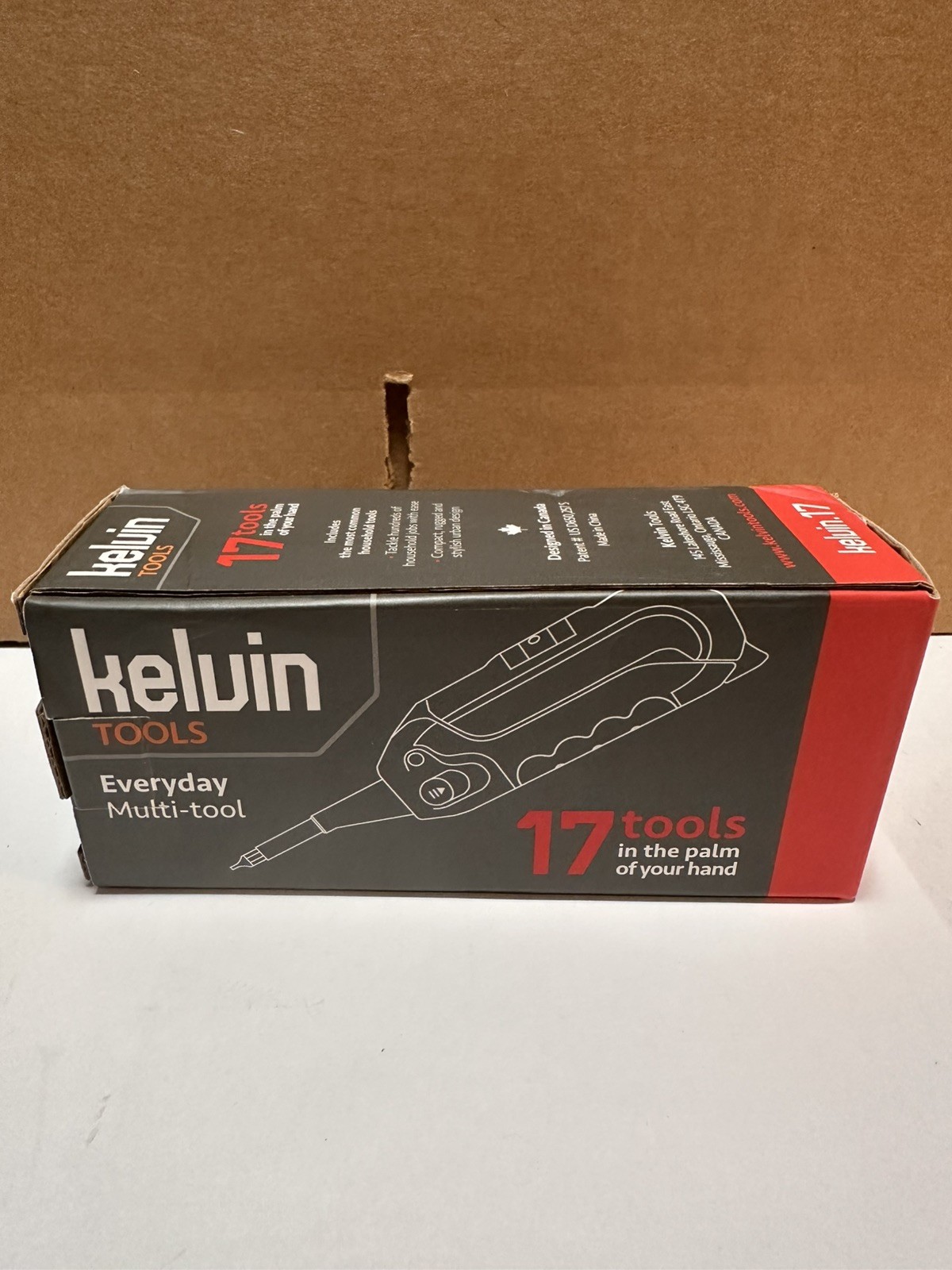 KELVIN TOOLS EVERYDAY MULTI-TOOL 17 TOOLS IN THE PALM OF YOUR HAND