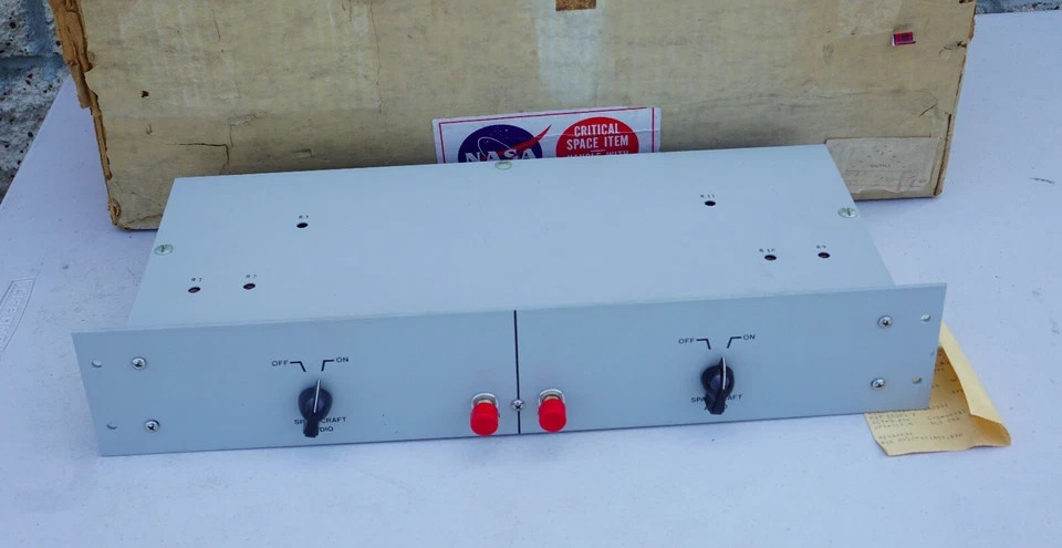 NASA Space Shuttle Spacecraft Audio Wire Converter Original Artifact & Box Rohr