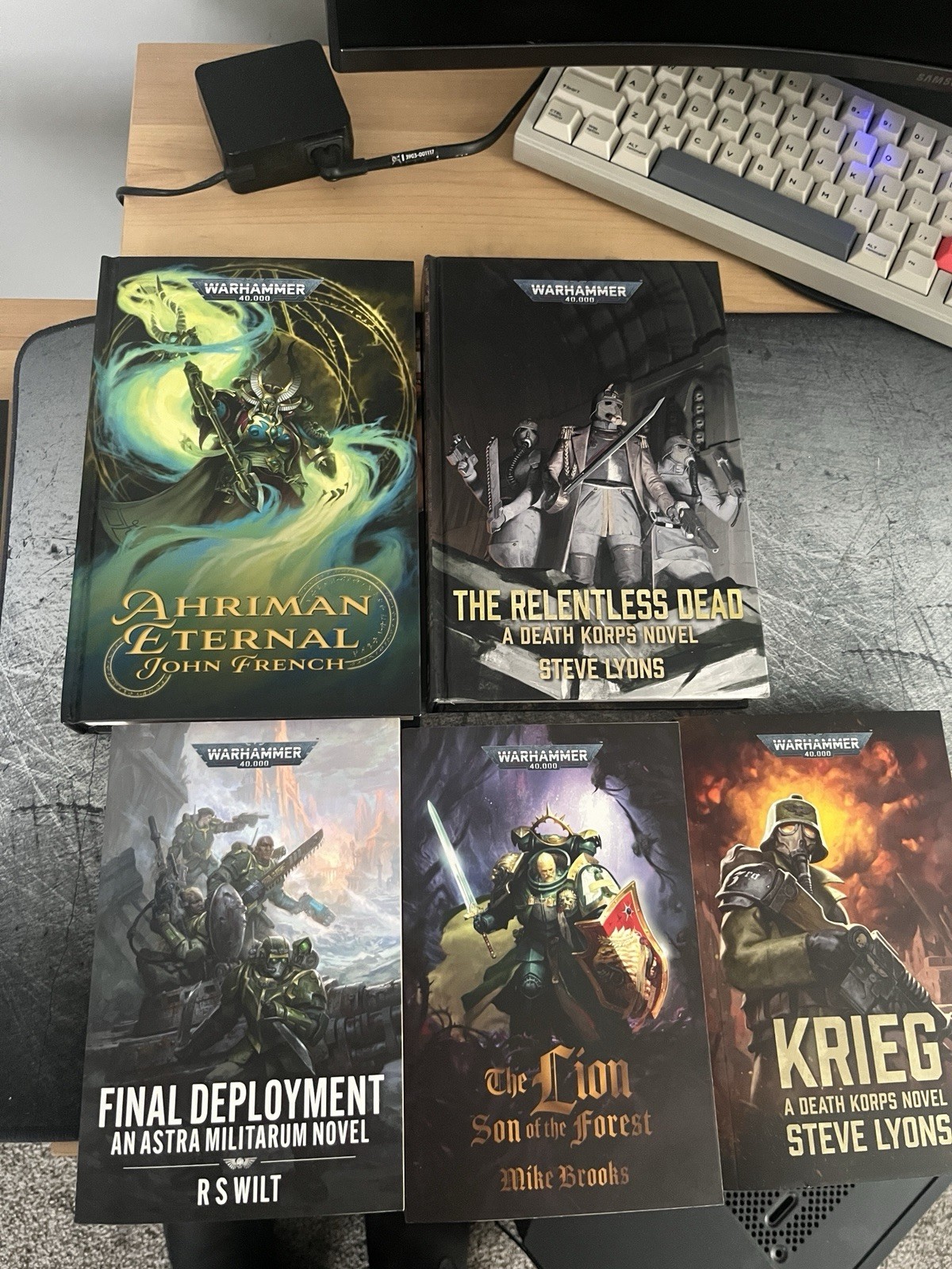 Warhammer 40K Books Lot Ahriman Eternal ,The Relentless Dead, Krieg A Death