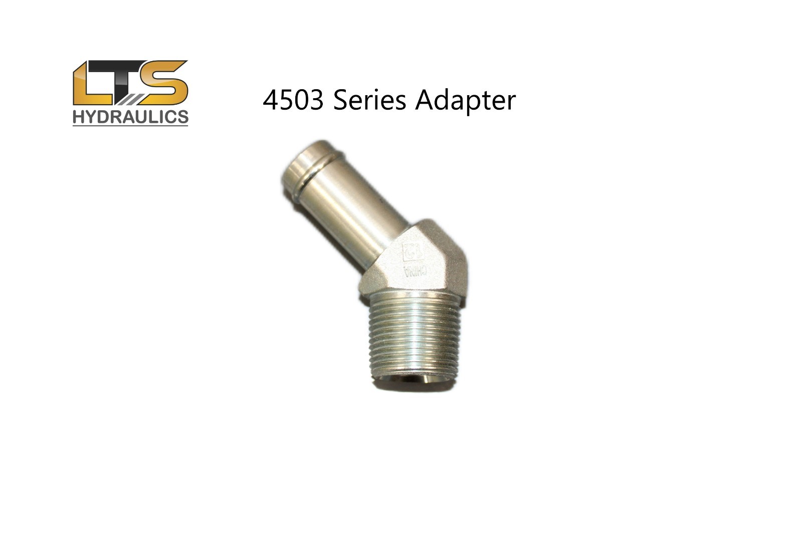 New Male Hose Barb x Male NPT 45 DEG Steel Fitting Multiple Sizes Available 4503