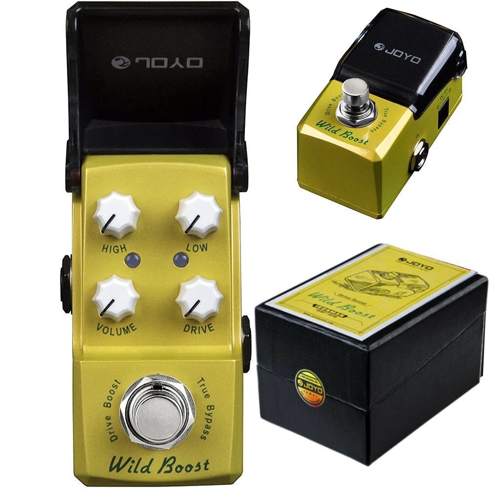 Joyo Jf-302 Wild Boost Overdrive Footswitch Wild Overload Effect Pedal Metal