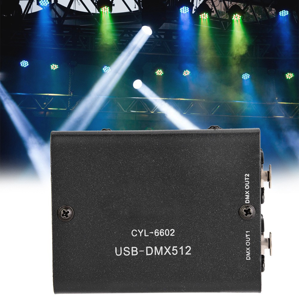 1 512‑Channel USB DMX Controller Advanced Stage Lighting Control For Events