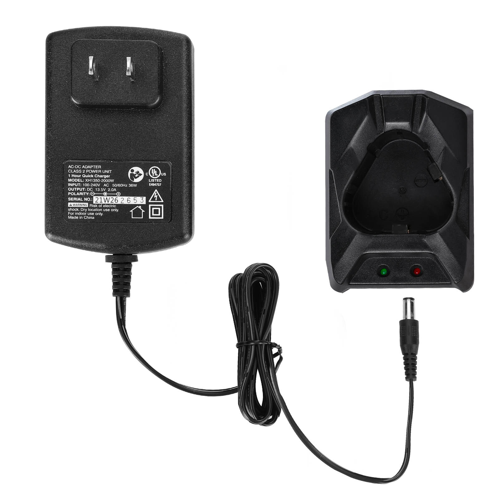 WORKPRO Charger for 12V Li-ion Battery Pack 1 Hour charge