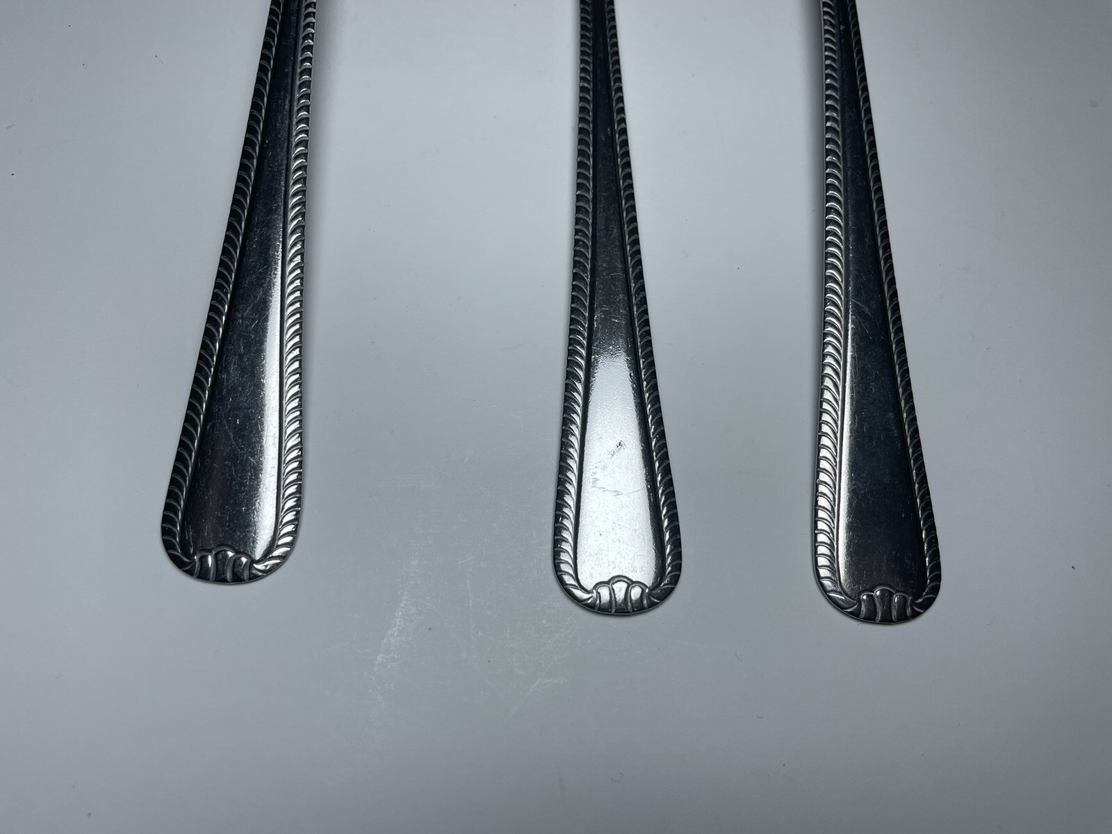 International Silver Stainless Serving Set - Serving Fork, Spoon, Slotted Spoon
