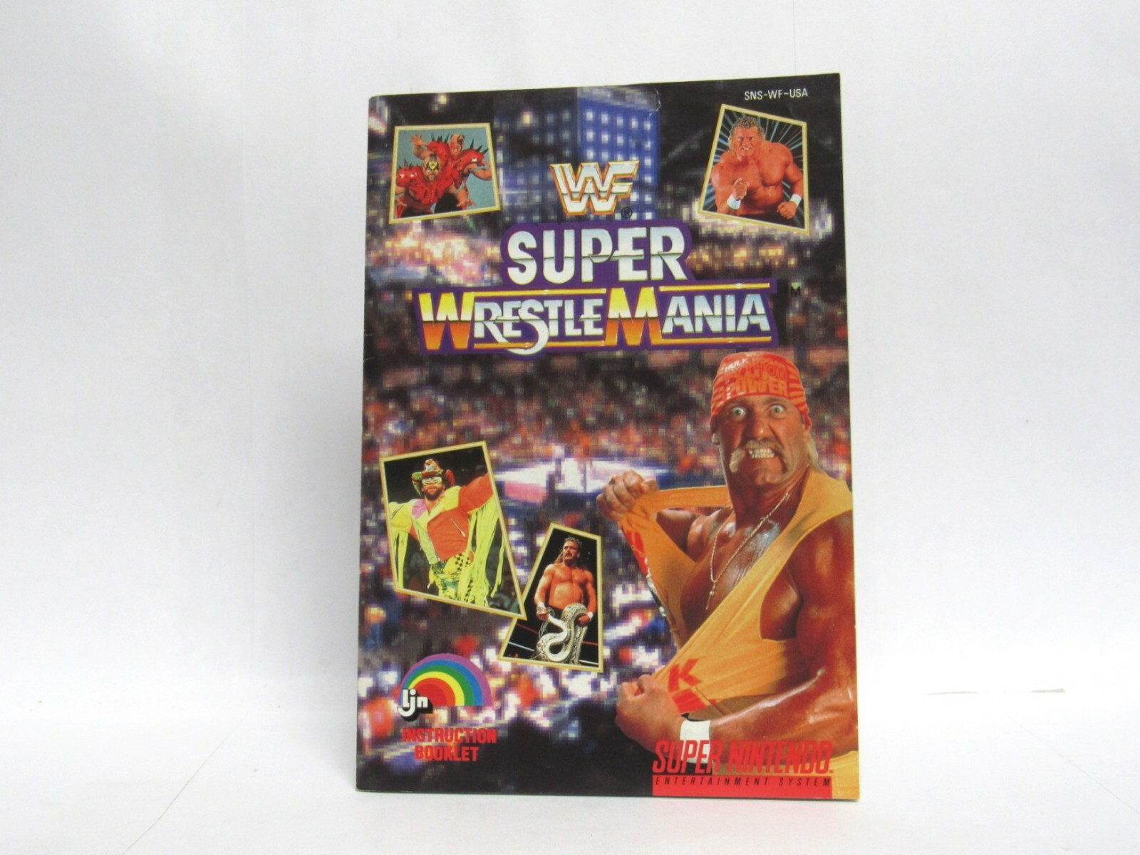 WWF SUPER WRESTLEMANIA Manual, no game SNES SUPER NINTENDO