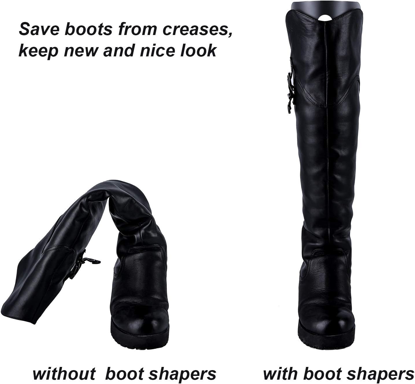 6 Pack (3 Pairs) Reusable Boots Tall Support Boot Shapers Form Inserts for Preve