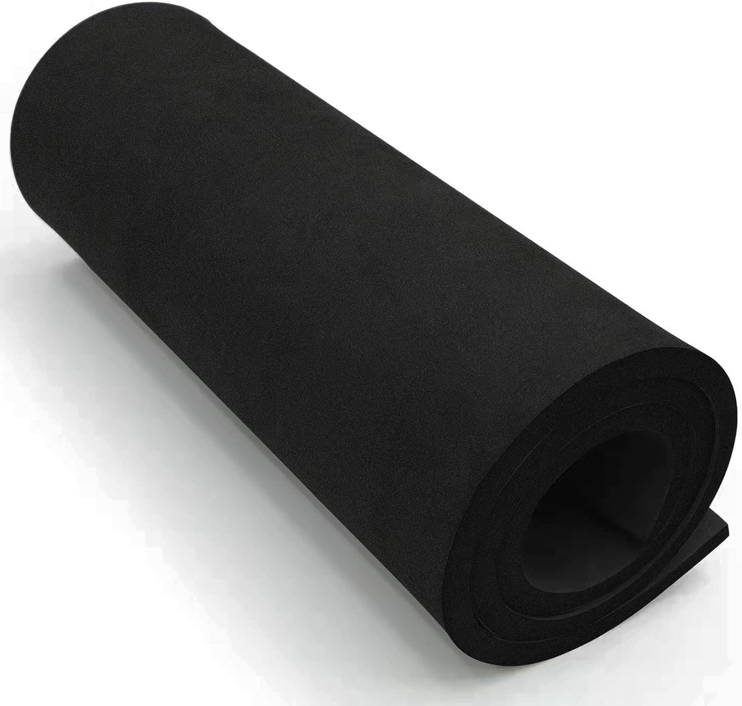 Black Eva Foam Sheet roll,Premium eva Craft Foam 10mm Thick,13.9" x 39", High De