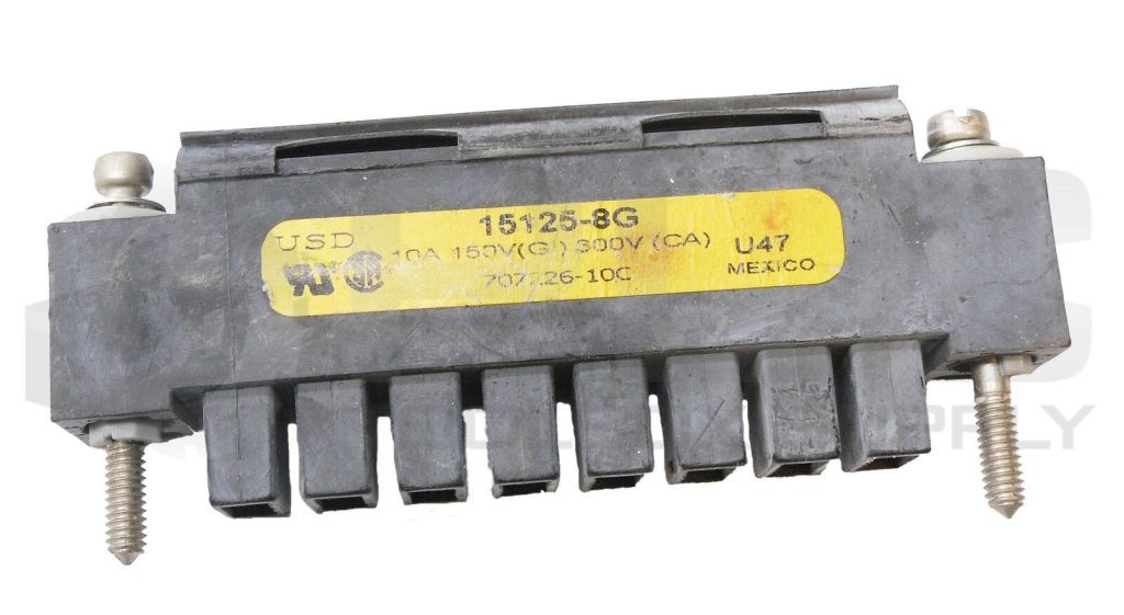 NEW USD 15125-8G TERMINAL STRIP 10A 150V 8 POS