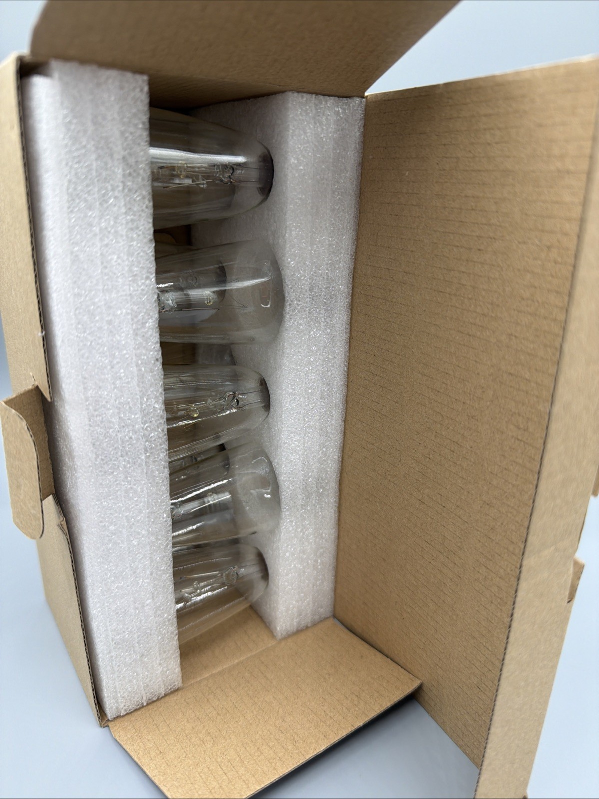 10 Pack Edison Replacement Light Bulbs for Outdoor String Lights, ST40 7W E17 Ba