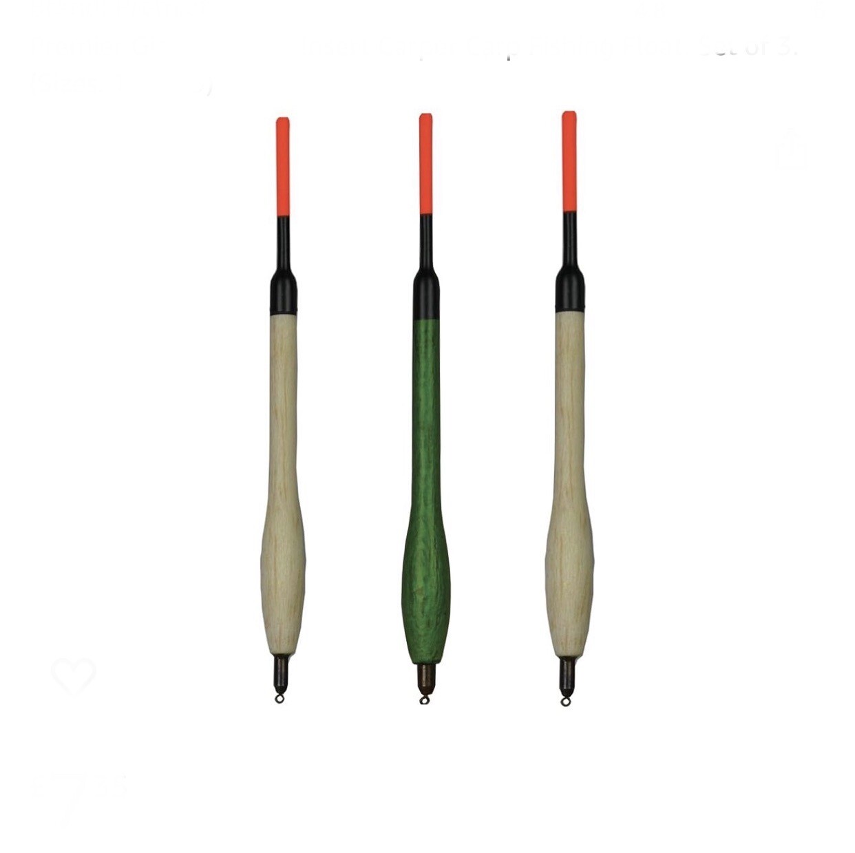 Premier Giant Loaded Insert Carper Carp Fishing Float Set of 3 (Sizes. 1, 2 & 3)