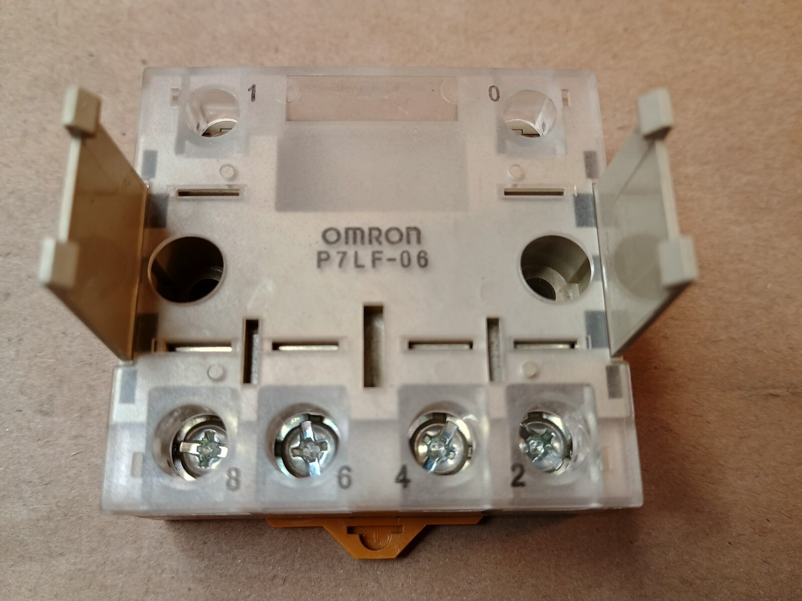 Omron P7LF-06 DIN Mount Relay Socket / Base, 6 Position, 277VAC, 30A