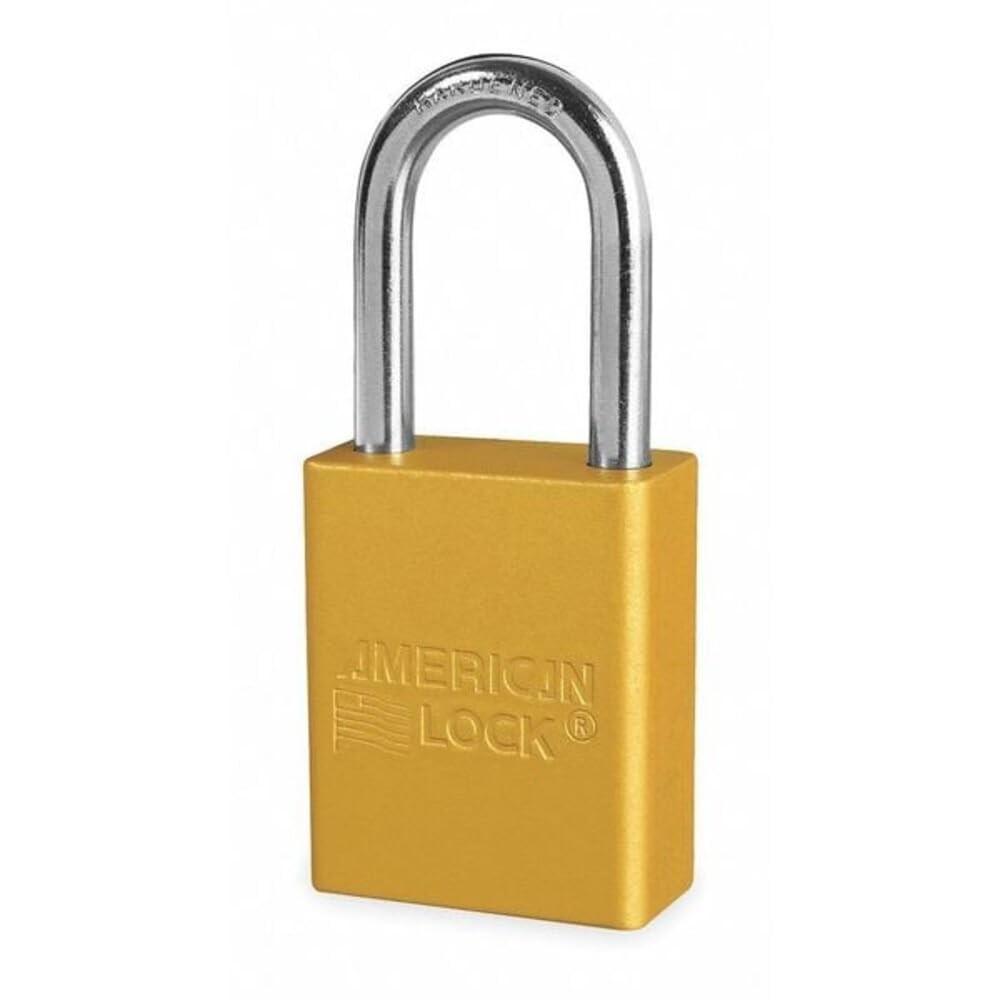 American Lock A1106YLW Yellow Padlock 1/4 in. Dia