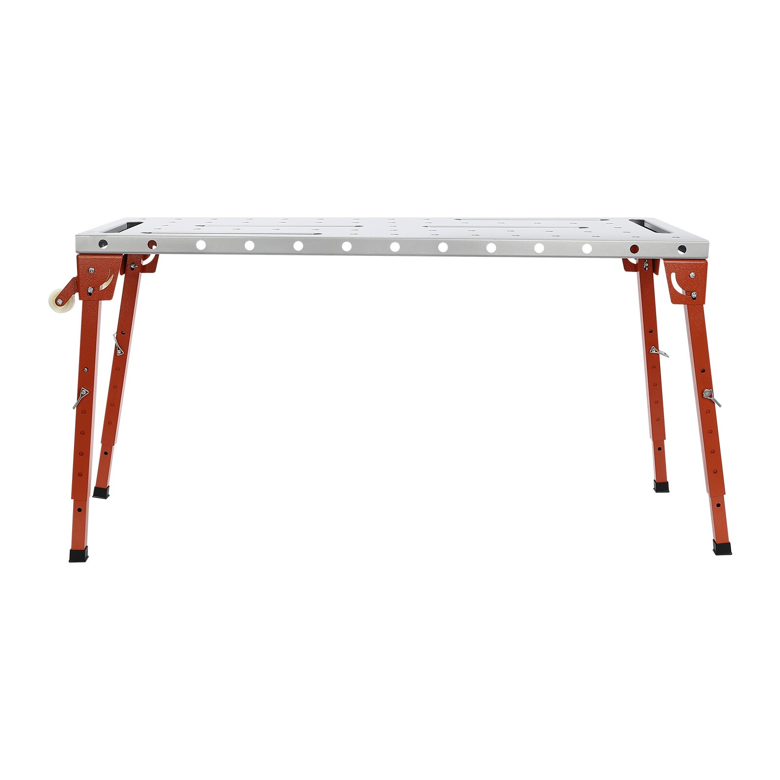 Steel Portable Welding Table Welding Workbench Table Folding Work Bench Silver!!