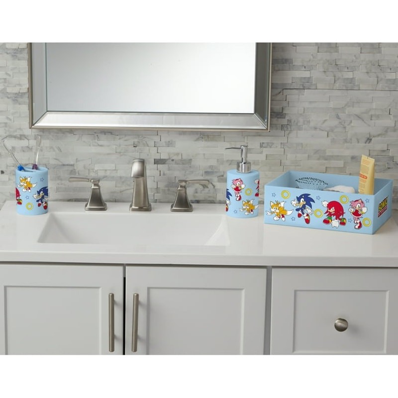 Sonic the Hedgehog 3-Piece Bathroom Accessory Set