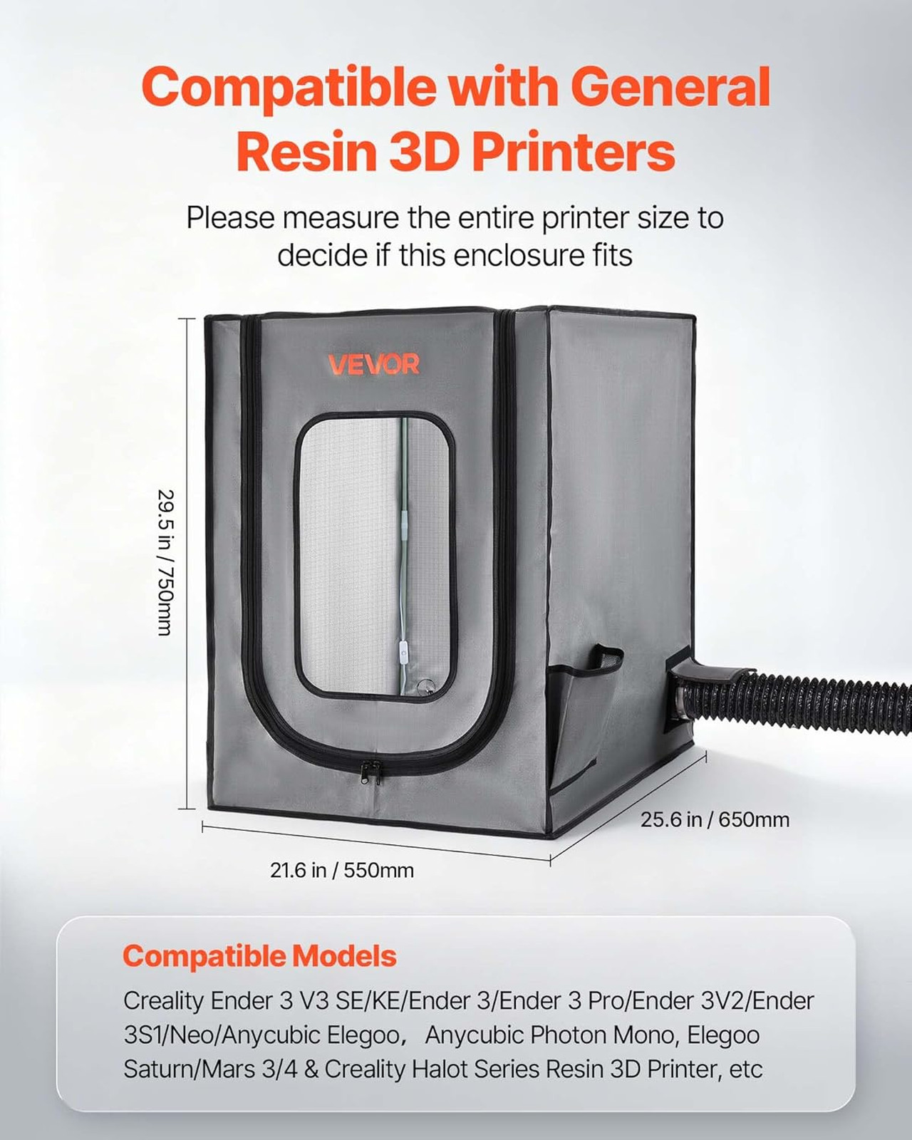 3D Printer Enclosure with Ventilation Dustproof Waterproof Oxford Cloth