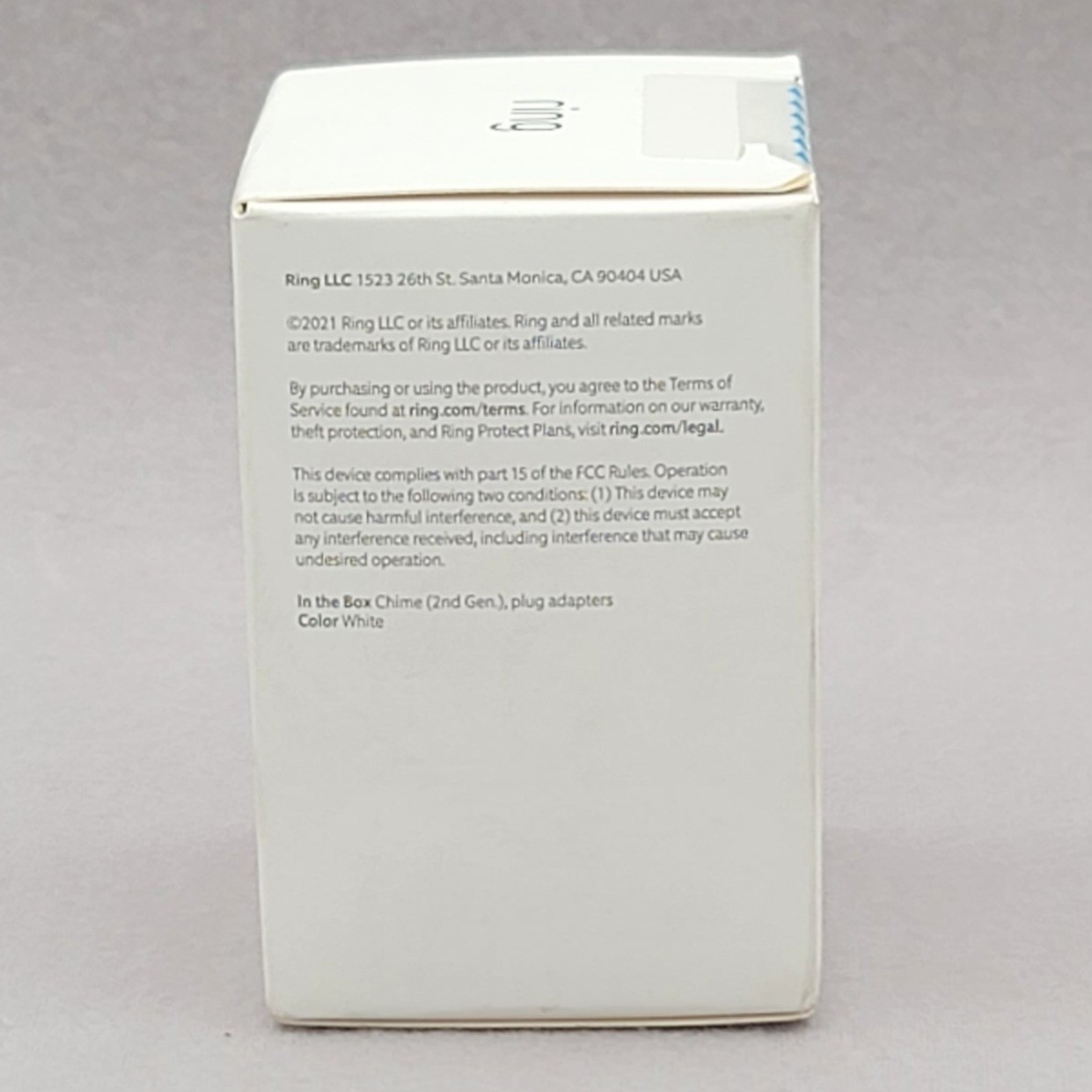 Ring Chime Plug in Chime for Ring Devices White
