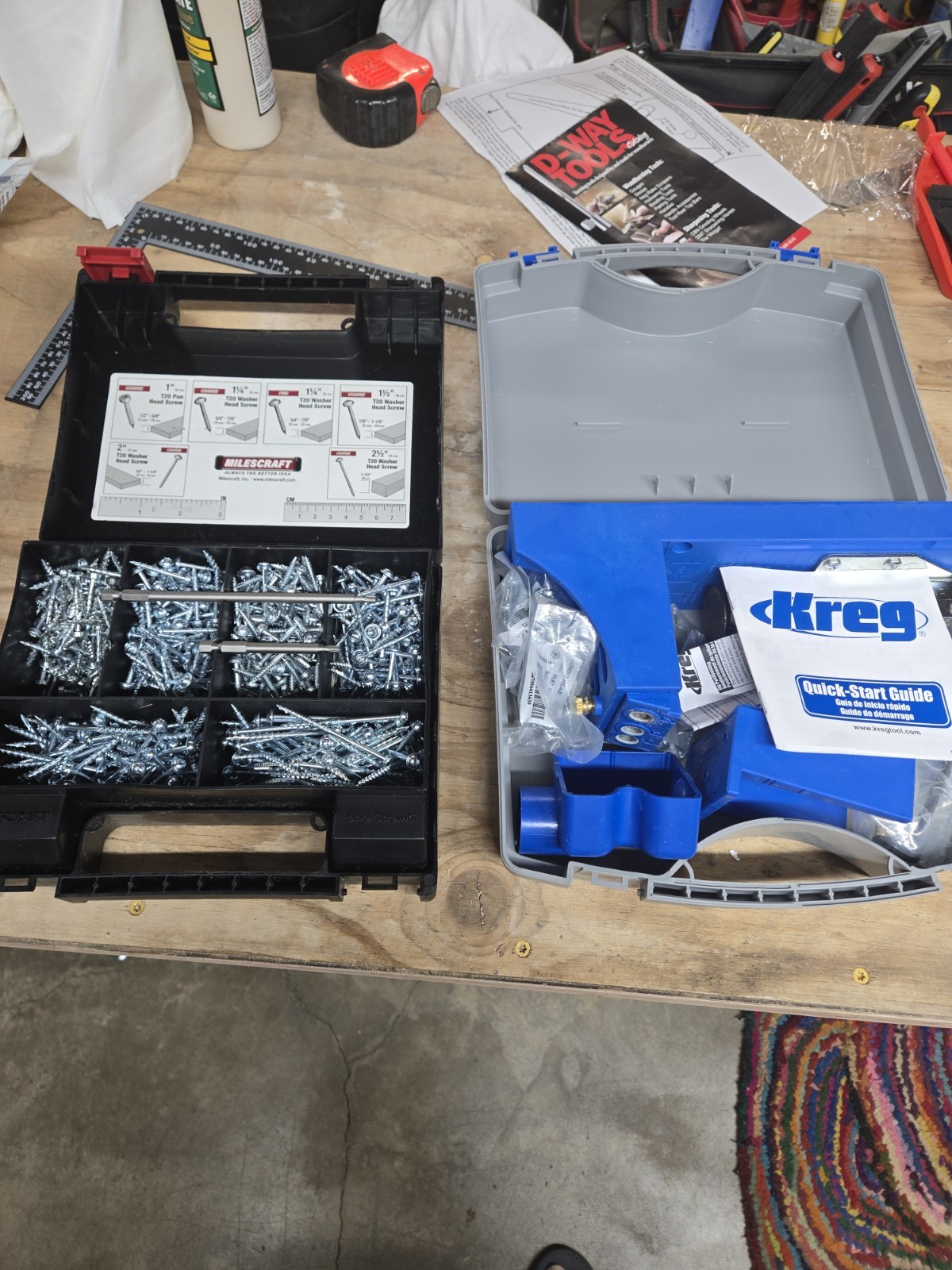 Kreg K4MS Pocket Hole Jig Plus Screw Kit