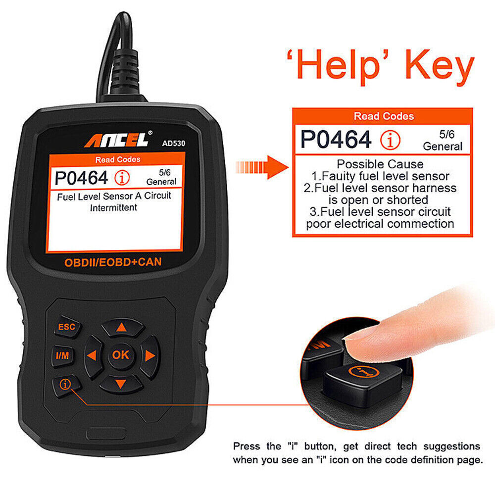 Automotive OBD2 Code Reader Scanner & Battery Test Check Engine Diagnostic Tool