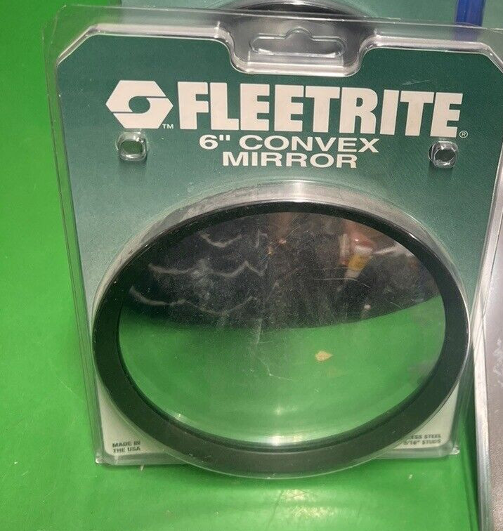 NEW GENUINE FLEETRITE MIR4003 Mirror, 6 INCH CONVEX Stainless FREE SHIPPING