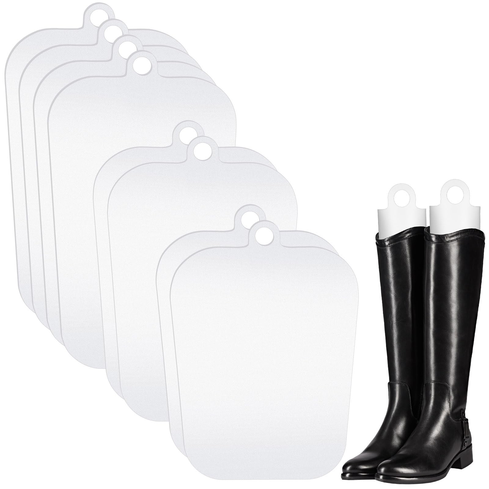 Tall Boot Shaper Form Inserts 4-Pair for Women Men Multisized Shape Holder