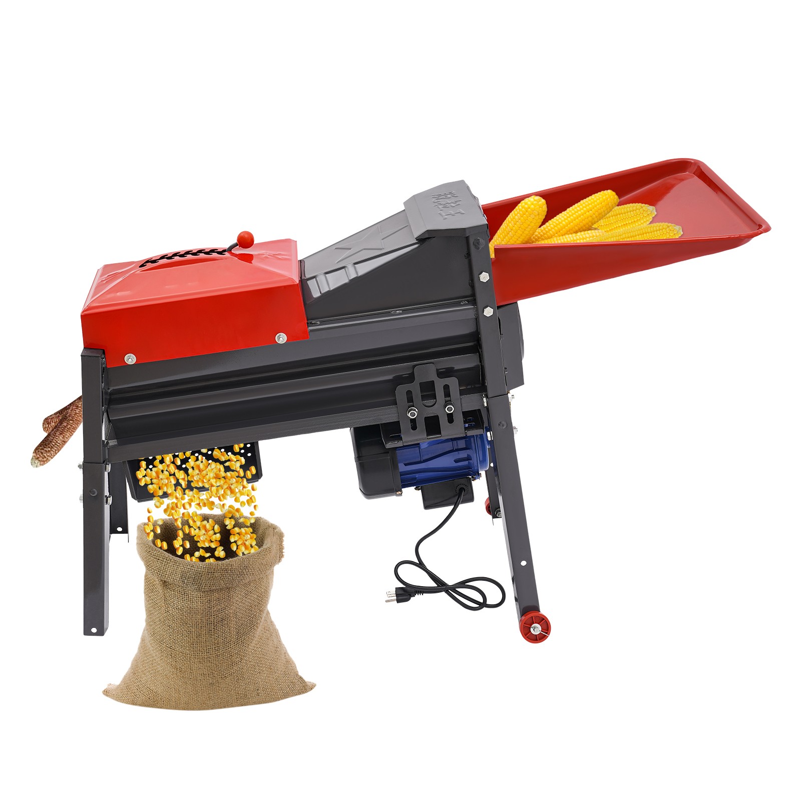 Electric Corn Threshing Machine, Automatic Heavy Duty Corn Threshing Machine