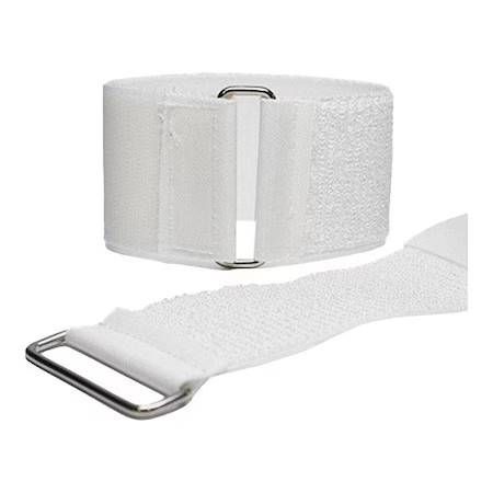 Cinch Strap, No Adhesive, 3 Ft, 2 In W, White, 10 Pk, 2X36nnvst