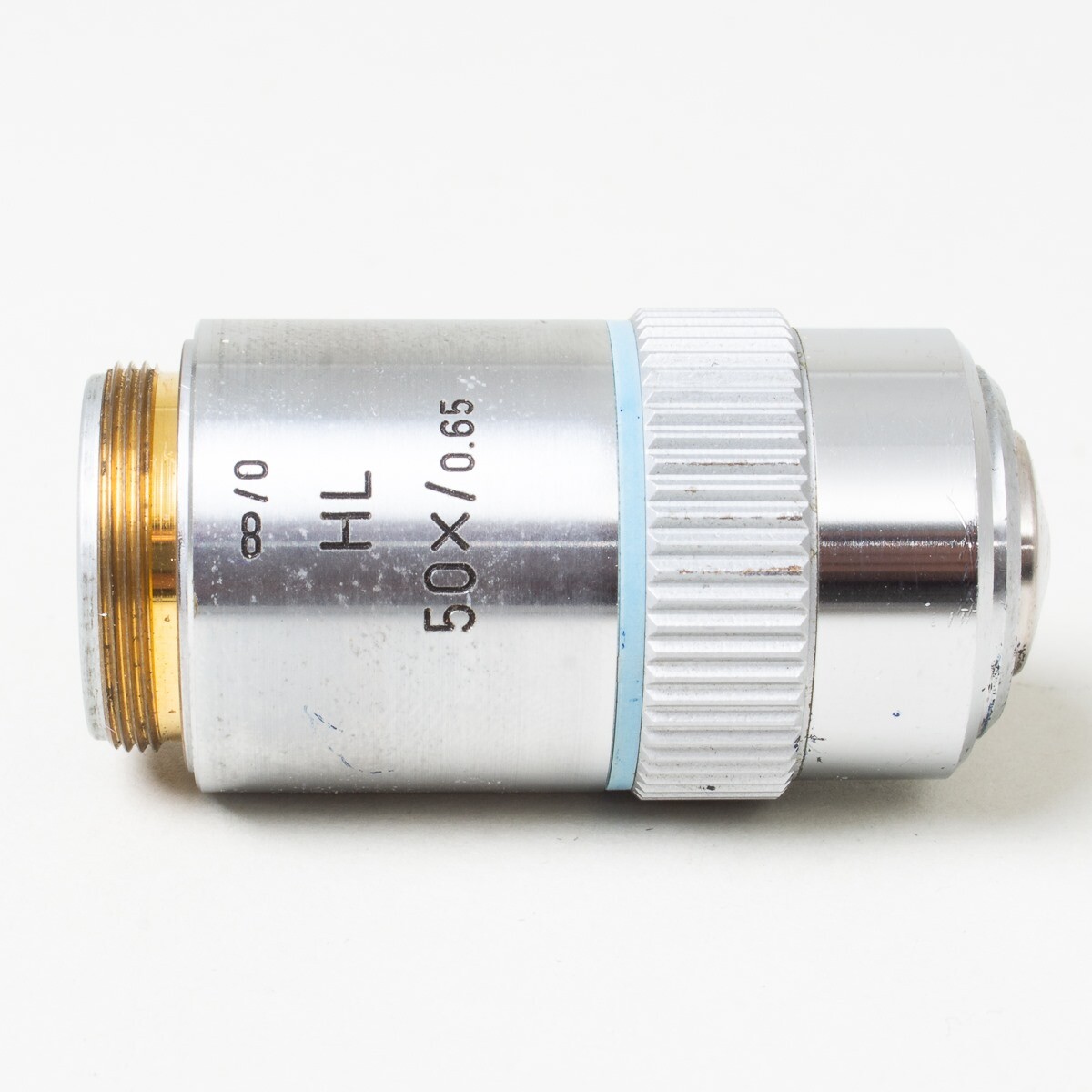 Leitz Wetzlar Microscope Objective HL 50X / 0.65 Infinity Corrected