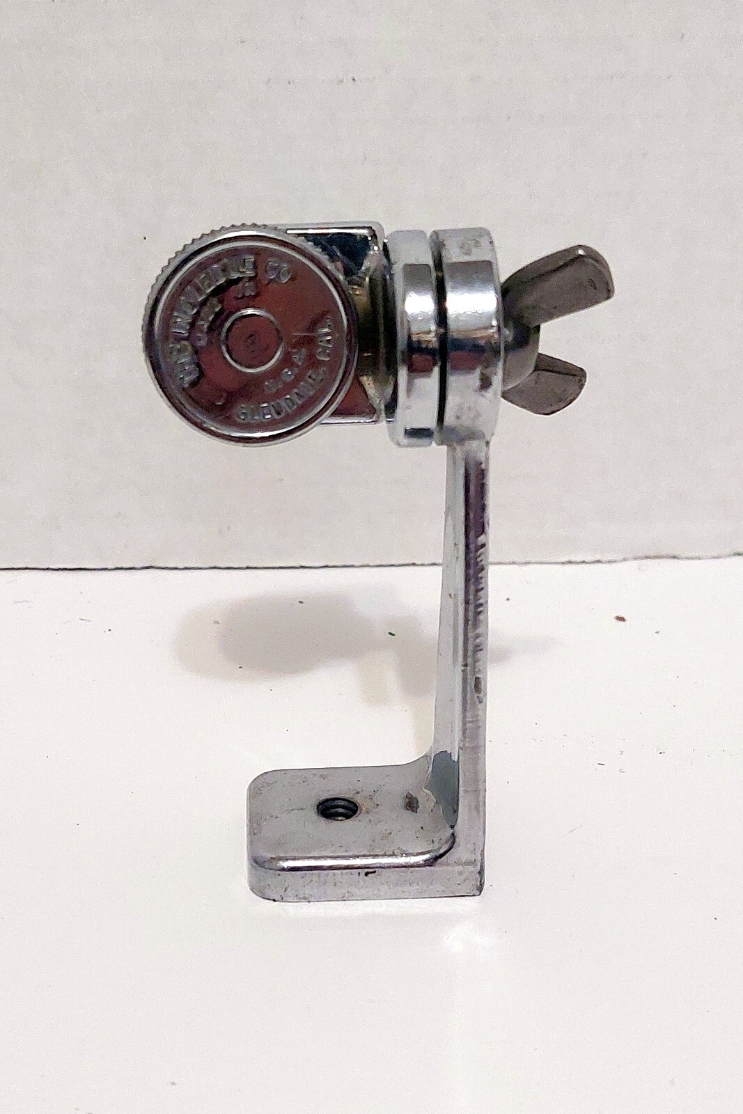 Vintage Ingledue CO. Glendale, CA 360° Camera Swivel Mount Chrome-Plated Steel