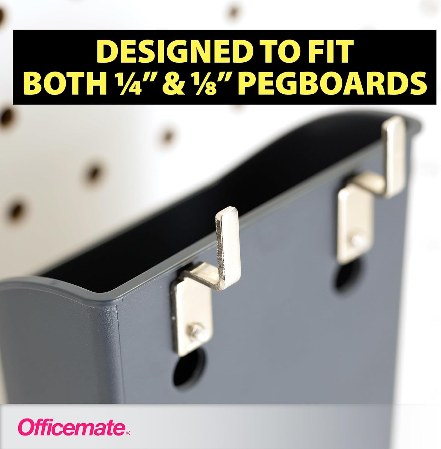 Cup Organizer 3 Pack Pegboard/Slatwall Organizer Office Classroom Workbench