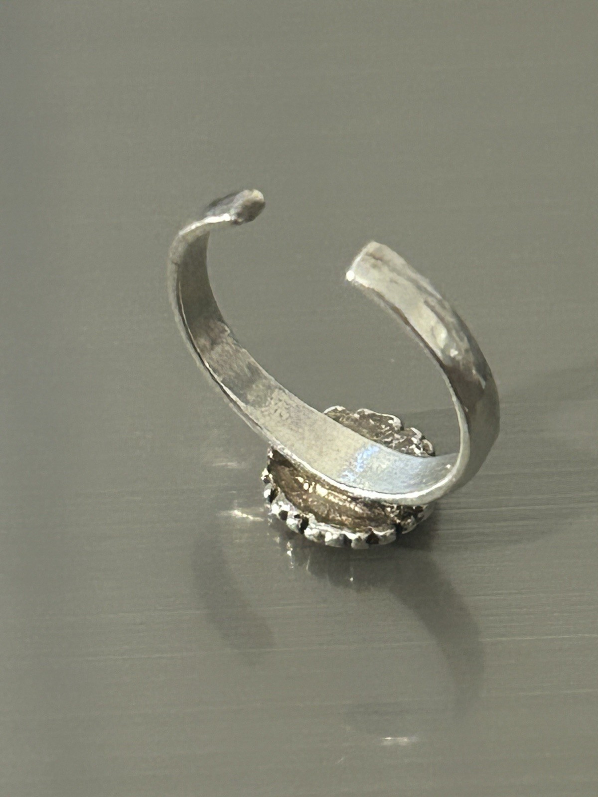 Sterling Silver Sunflower Adjustable Toe Ring