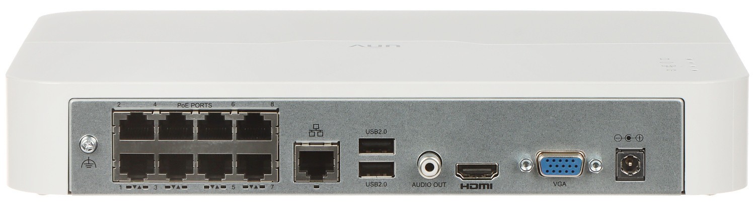 UNV 16MP HD NDAA-Compliant 8-Ch PoE IP Network Uniview Security NVR