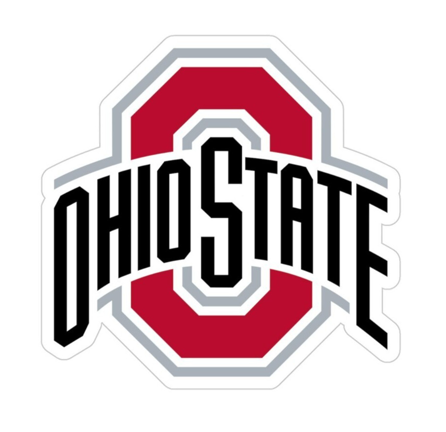 Ohio Football Fan Vinyl Sticker Decal Waterproof Car Laptop Tumbler Scarlet Gray