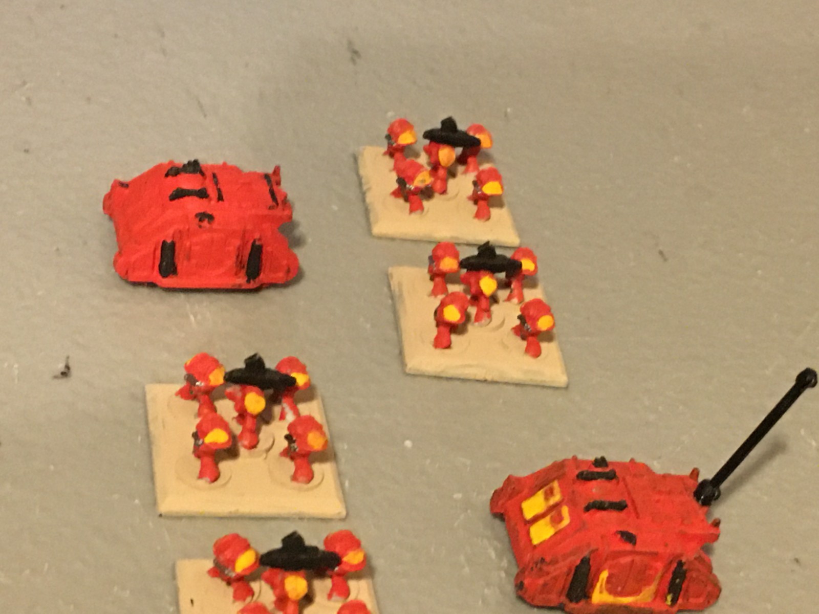A39675 WARHAMMER EPIC 40K SPACE MARINES DEVASTATOR DETACHMENT MOSTLY PAINTED GW