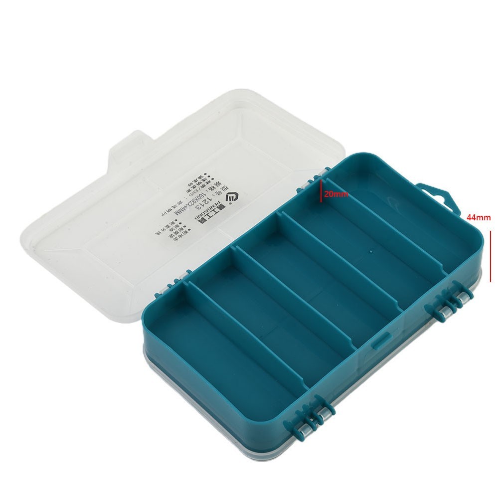 Plastic Thread Bolts Screw Nuts Tool Box 8 Slot Carpentry Storage Case Holder