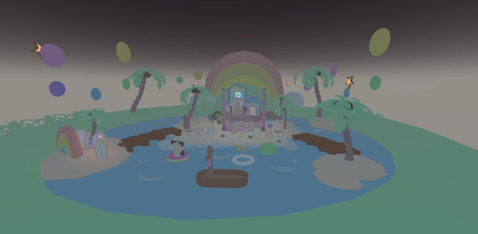 ⭐Adopt pets🐈with me Tiny Glitch Preppy💖Cat😺Beach House Home🏡