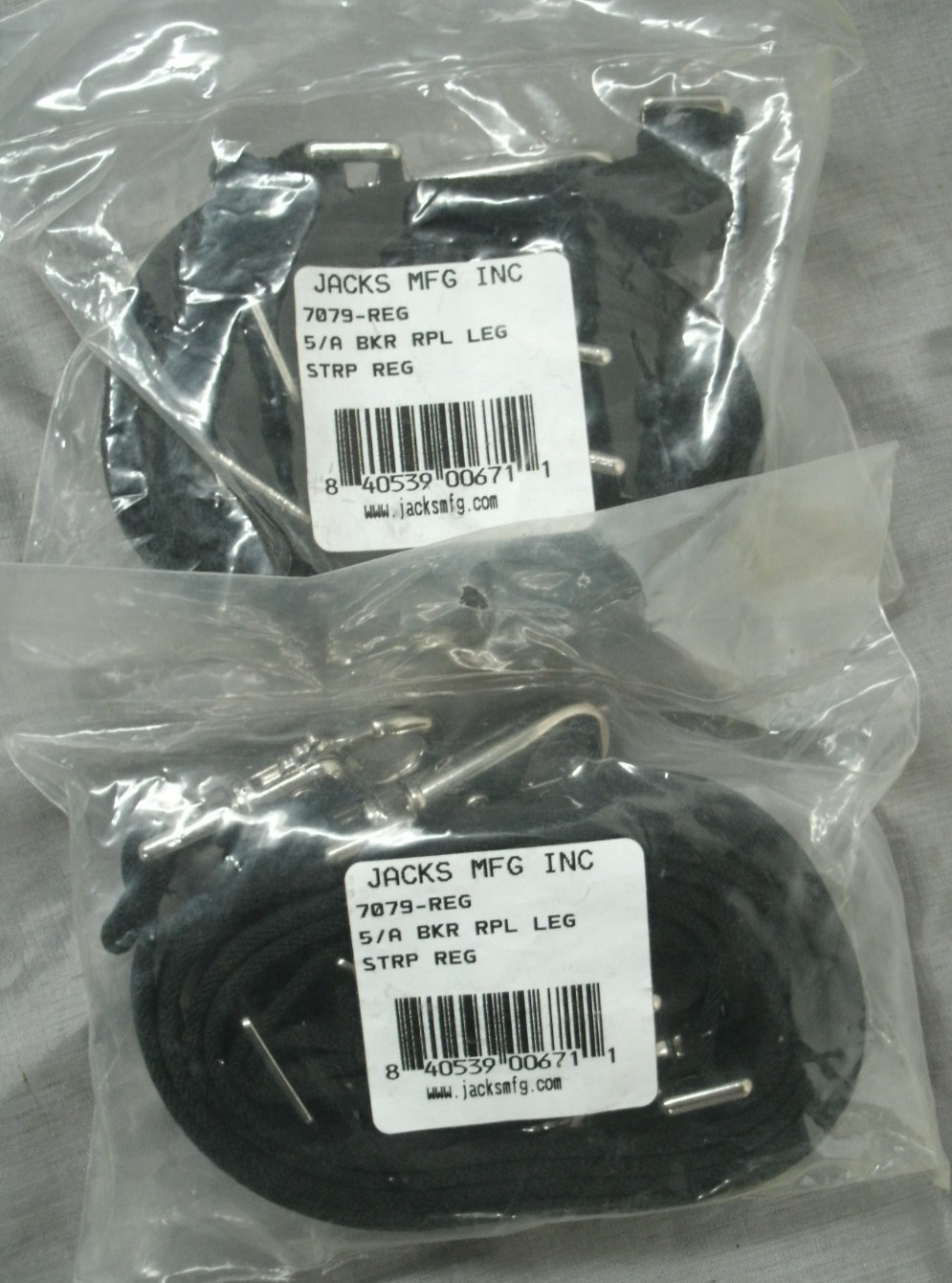 Jacks MFG Replacement Horse Leg Elastic Blanket Straps 2 Sets of 2 Straps NEW 2