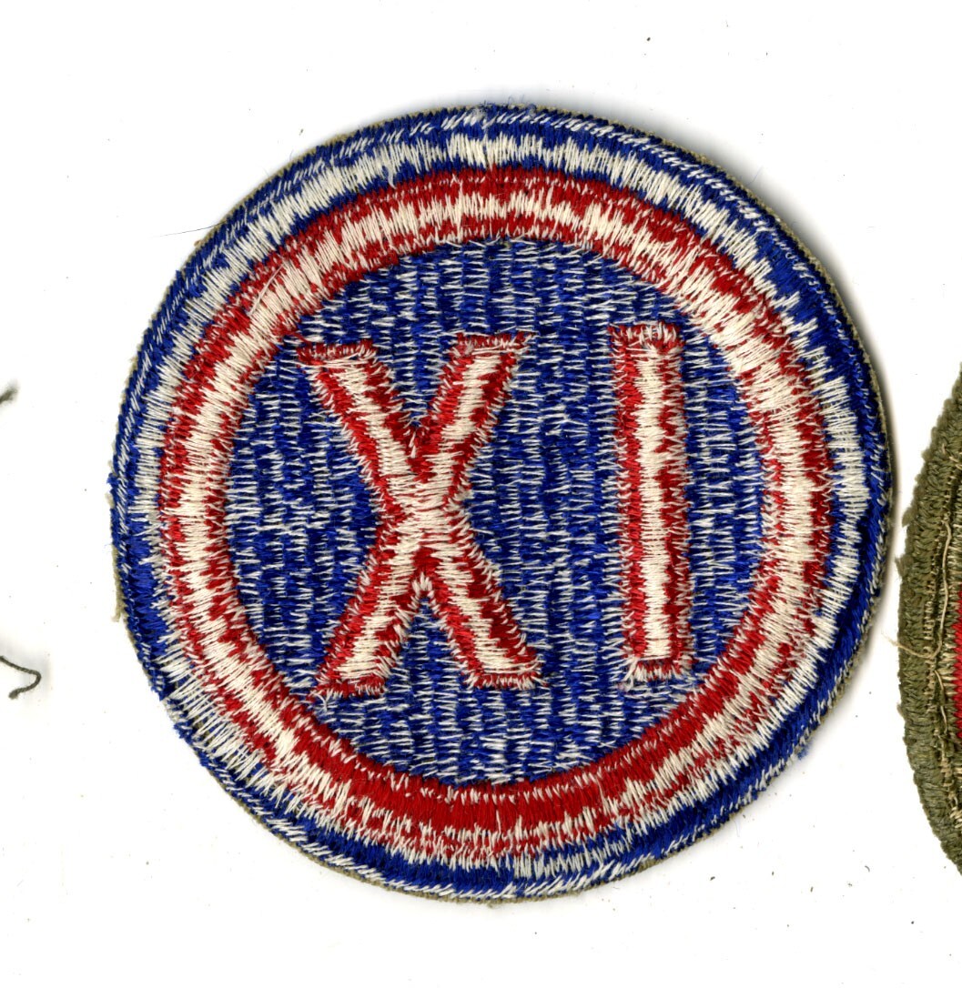 IX Corps White Back Patch WWII Vintage Pacific Theater