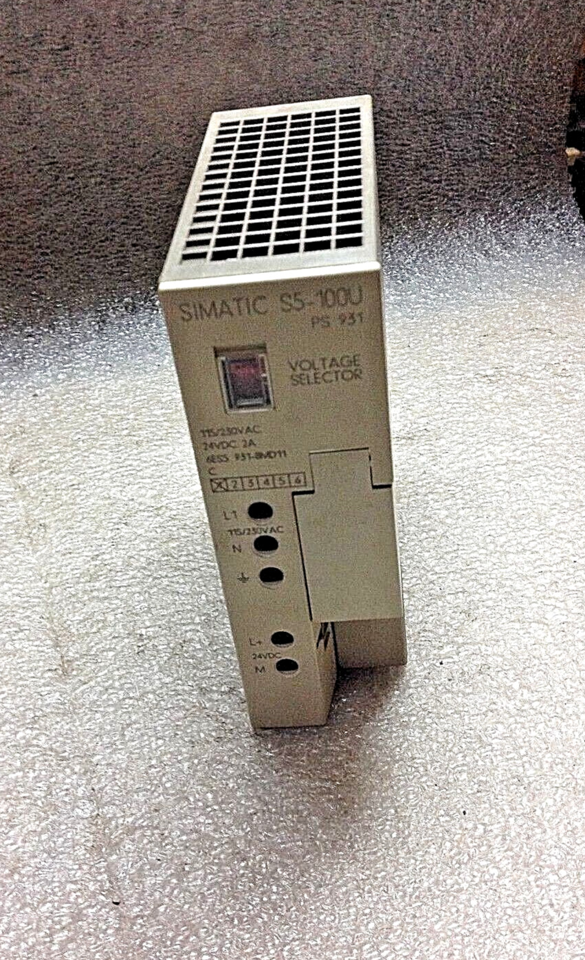 Siemens 6ES5931-8MD11 Power Supply Module